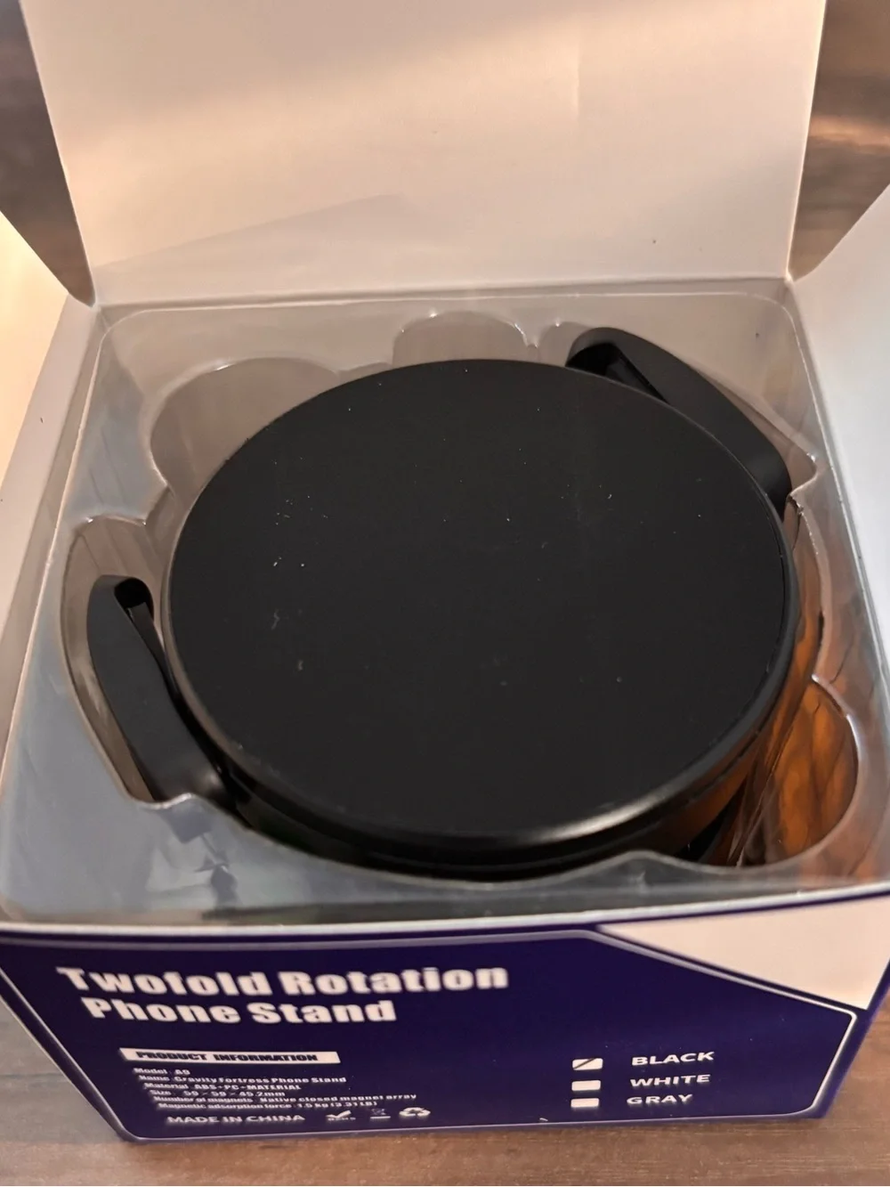 EXPLORER Twofold Rotation Phone Stand - Black